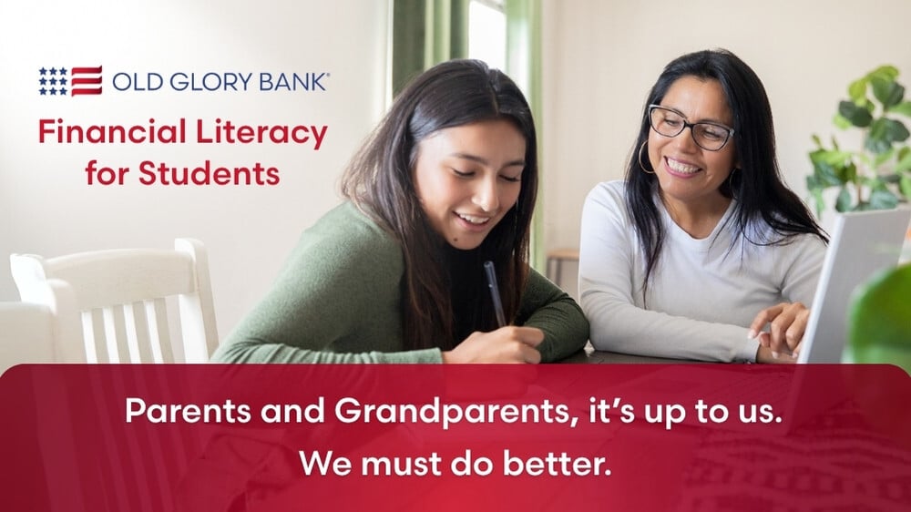 Mom and daughter studying